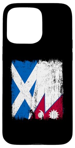 Schottland, Nepal, halbe Flagge, schottische nepalesische Wurzeln Hülle für iPhone 15 Pro Max Schottland, Nepal, halbe Flagge, schottische nepalesische Wurzeln Hülle für iPhone 15 Pro Max von Nepal Flag Designs Proud Nepalese Heritage