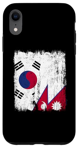 Südkorea Nepal Halbflagge Südkoreanische Nepali Wurzeln Hülle für iPhone XR Südkorea Nepal Halbflagge Südkoreanische Nepali Wurzeln Hülle für iPhone XR von Nepal Flag Designs Proud Nepalese Heritage