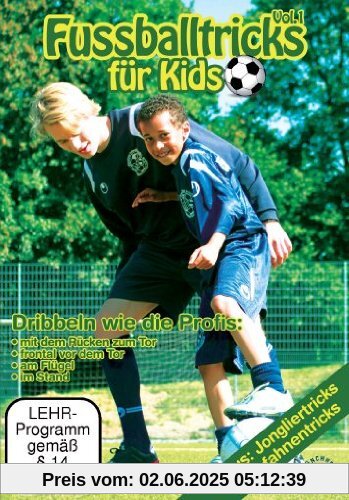 Fussballtricks für Kids Vol. 1 / Neue Fußballübungen im Fußballtraining (DVD) von Nepomuk Fischer