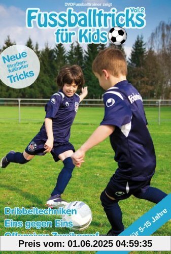 Fussballtricks für Kids Vol. 2 / Neue Fußballübungen im Fußballtraining (DVD) von Nepomuk Fischer