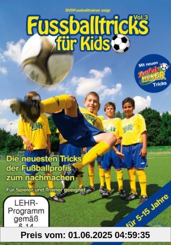 Fussballtricks für Kids Vol. 3 / Neue Fußballübungen im Fußballtraining (DVD) von Nepomuk Fischer
