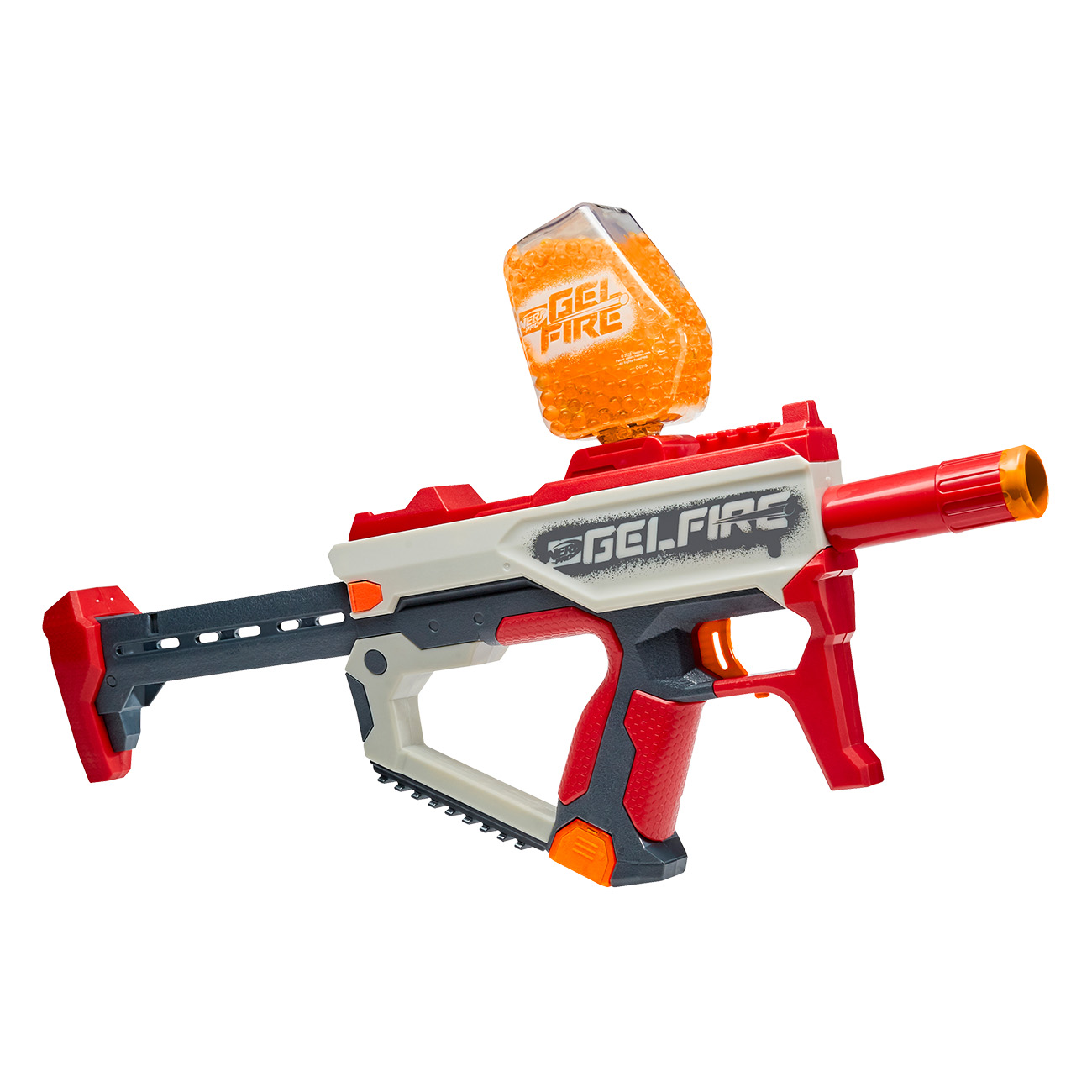 Nerf Gelfire Mythic | hydrierte Kugeln | Vollautomatik- und Halbautomatikmodus | 1600 hydrierte pro Gelfire Kugeln | bis zu 10 Kugeln die Sekunde von Nerf