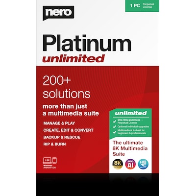NERO Platinum Unlimited Download Code von Nero AG