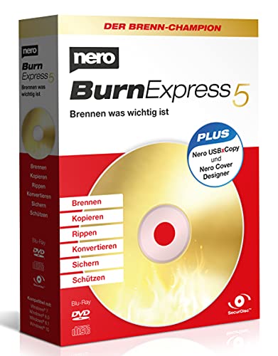 Nero Burn Express 5 - Brennen | Kopieren | Rippen | Konvertieren | Sichern | Schützen von Nero