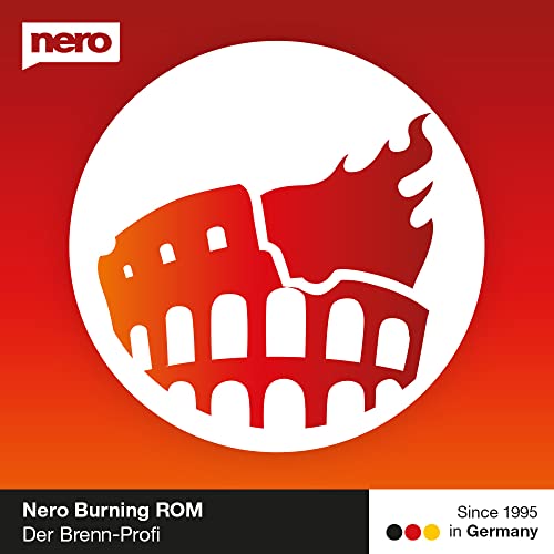 Nero Burning ROM 2024 | Das Original | Brennprogramm | CD DVD Bluray Brennen | Rippen | Kopieren | Windows 11 / 10 / 8 / 7 | Lizenzkey für 1 PC von Nero