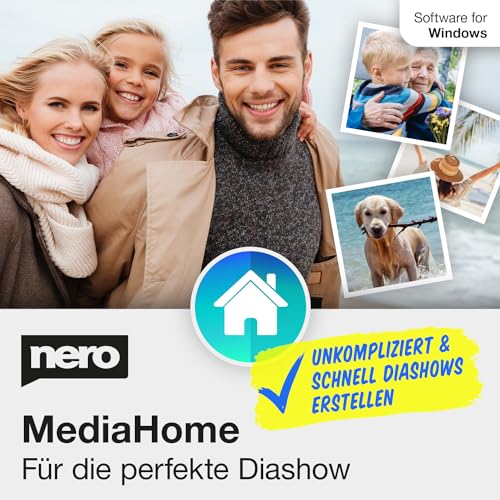 Nero Diashow gestalten | Diashows erstellen mit Fotos, Musik und Videos | Slideshow Maker | 1 PC | Windows 11 / 10 / 8 / 7 | unlimitierte Lizenz von Nero