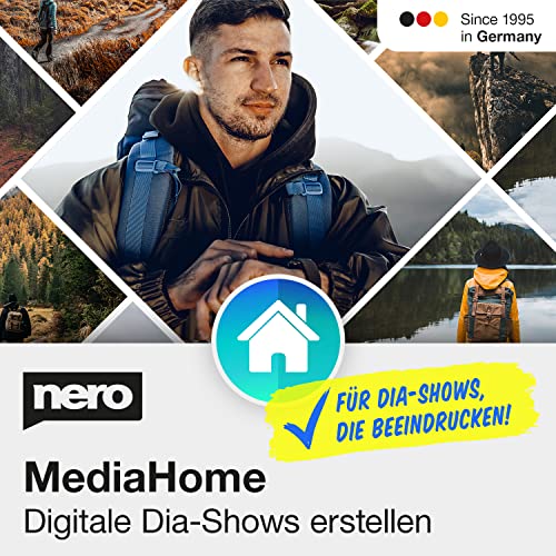 Nero Diashow gestalten | Slideshow Maker | Diashows erstellen mit Fotos, Musik und Videos | 1 PC | Windows 11 / 10 / 8 / 7 | unlimitierte Lizenz von Nero