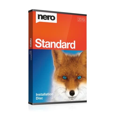 Nero Standard 2019 DVD-Case - multilingual 23 Sprachen | Videobearbeitung | Brennen | Konvertieren ( MP3, MPEG4) | Multimediasoftware | Windows 11/10/8 | von Nero