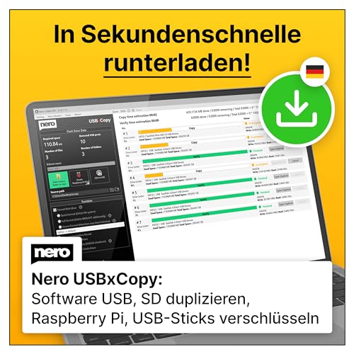 Nero USBxCopy | 1 Gerät | 1 Benutzer PC | PC Aktivierungscode per Email von Nero