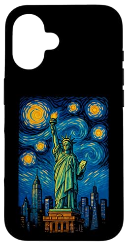 Freiheitsstatue 4. Juli Männer Frauen Kinder lustig patriotisch Hülle für iPhone 16 Freiheitsstatue 4. Juli Männer Frauen Kinder lustig patriotisch Hülle für iPhone 16 von Nerrrdy