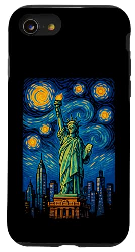 Freiheitsstatue 4. Juli Männer Frauen Kinder lustig patriotisch Hülle für iPhone SE (2020) / 7 / 8 von Nerrrdy