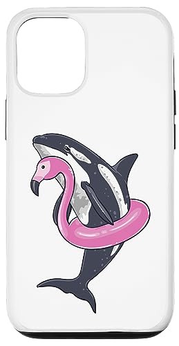 Lustige Orca Flamingo Pool Party Männer Frauen Kinder Strand Sommer Hülle für iPhone 12/12 Pro Lustige Orca Flamingo Pool Party Männer Frauen Kinder Strand Sommer Hülle für iPhone 12/12 Pro von Nerrrdy