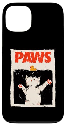 Paws Cat gelbe Gummiente Männer Kinder Frauen lustige Katze Hülle für iPhone 13 Paws Cat gelbe Gummiente Männer Kinder Frauen lustige Katze Hülle für iPhone 13 von Nerrrdy