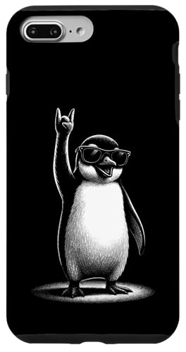 Retro Pinguin Rock and Roll Herren Kinder Frauen Lustiger Pinguin Hülle für iPhone 7 Plus/8 Plus von Nerrrdy