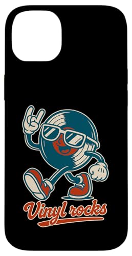 Retro Vinyl Rocks Herren Damen Kinder Lustiges Vinyl Hülle für iPhone 14 Plus Retro Vinyl Rocks Herren Damen Kinder Lustiges Vinyl Hülle für iPhone 14 Plus von Nerrrdy