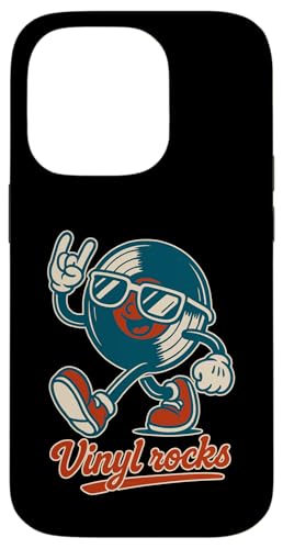 Retro Vinyl Rocks Herren Damen Kinder Lustiges Vinyl Hülle für iPhone 14 Pro Retro Vinyl Rocks Herren Damen Kinder Lustiges Vinyl Hülle für iPhone 14 Pro von Nerrrdy