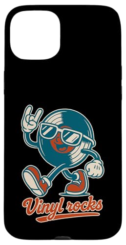 Retro Vinyl Rocks Herren Damen Kinder Lustiges Vinyl Hülle für iPhone 15 Plus Retro Vinyl Rocks Herren Damen Kinder Lustiges Vinyl Hülle für iPhone 15 Plus von Nerrrdy