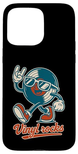 Retro Vinyl Rocks Herren Damen Kinder Lustiges Vinyl Hülle für iPhone 15 Pro Max Retro Vinyl Rocks Herren Damen Kinder Lustiges Vinyl Hülle für iPhone 15 Pro Max von Nerrrdy
