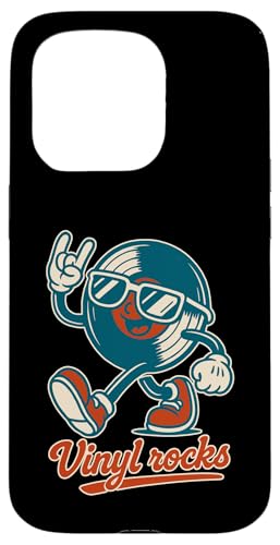 Retro Vinyl Rocks Herren Damen Kinder Lustiges Vinyl Hülle für iPhone 15 Pro Retro Vinyl Rocks Herren Damen Kinder Lustiges Vinyl Hülle für iPhone 15 Pro von Nerrrdy