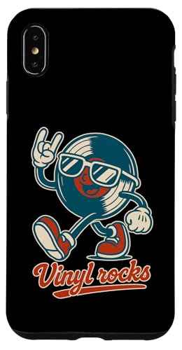 Retro Vinyl Rocks Herren Damen Kinder Lustiges Vinyl Hülle für iPhone XS Max von Nerrrdy