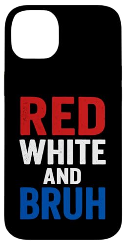 Rot Weiß Bruh 4. Juli Männer Frauen Kinder Teenager Patriotisch Hülle für iPhone 14 Plus Rot Weiß Bruh 4. Juli Männer Frauen Kinder Teenager Patriotisch Hülle für iPhone 14 Plus von Nerrrdy