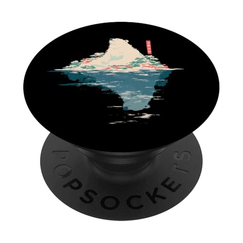Süßer Cottagecore Eisbär Berg Herren Damen Kinder Bär PopSockets Klebender PopGrip von Nerrrdy