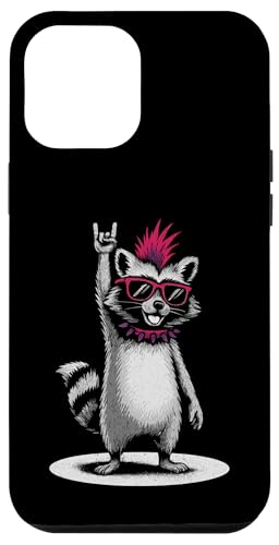 Waschbär Punk Rock and Roll Herren Kinder Frauen Lustiger Waschbär Hülle für iPhone 12 Pro Max Waschbär Punk Rock and Roll Herren Kinder Frauen Lustiger Waschbär Hülle für iPhone 12 Pro Max von Nerrrdy