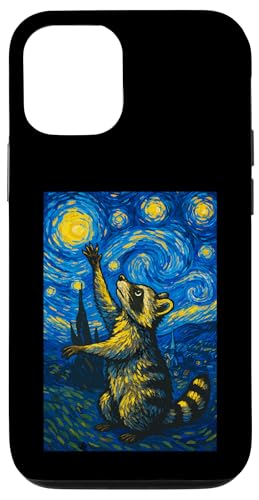 Waschbär Zeichnung Männer Frauen Kinder Lustiger Waschbär Hülle für iPhone 12/12 Pro von Nerrrdy