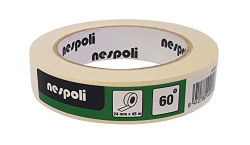 Nespoli Abdeckband, Malerband, Basic, 24 mm x 45 m, lösungsmittelfrei Nespoli Abdeckband, Malerband, Basic, 24 mm x 45 m, lösungsmittelfrei von Nespoli