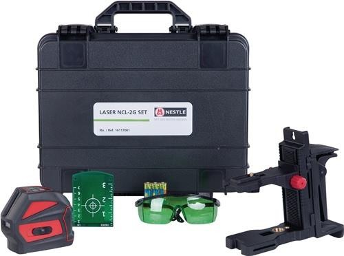Nestle Kreuzlinienlaser NCL-2G SET 20 (50 m.Empfänger)m ± 3 mm/10m 16117001 von Nestle