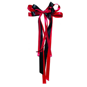 Nestler Tradition in Emotion Geschenk-Schleifen für Schultüten glatt rot, schwarz von Nestler Tradition in Emotion