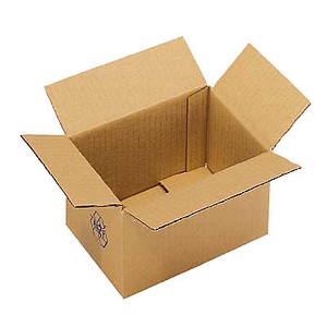 20 Nestler Wellpapp-Faltkartons 1-wellig braun 19,0 x 13,0 x 13,7 cm Außenmaß von Nestler
