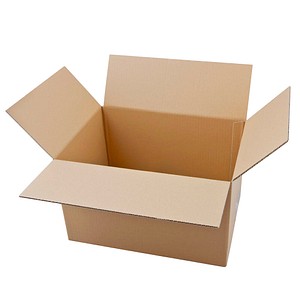 20 Nestler Wellpapp-Faltkartons 1-wellig braun 44,3 x 32,3 x 27,8 cm Außenmaß von Nestler