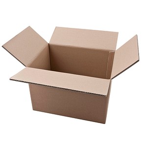 20 Nestler Wellpapp-Faltkartons 2-wellig braun 39,3 x 28,8 x 27,8 cm Außenmaß von Nestler