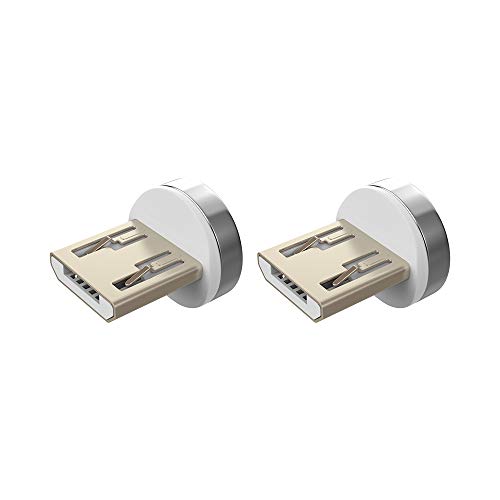 NetDot Gen12 Magnetische Micro-USB-Steckverbinder ohne Kabel (Micro USB / 2-Packspitzen) von N. NETDOT