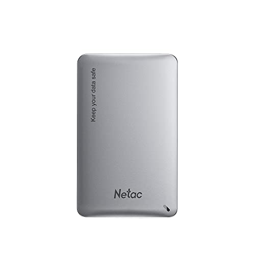 Netac Aluminiumgehäuse für 2.5 SATA, USB 3.0 Schnittstelle, USB A auf C Kabel von Netac