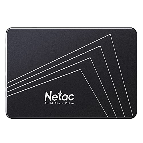 Netac Internes Solid State Laufwerk SSD 1TB, SSD Festplatte Intern Sata 3.0 2,5 Zoll für Laptop, PC, Desktop, PS5 (N530S, Schwarz, 3D Nand) von Netac