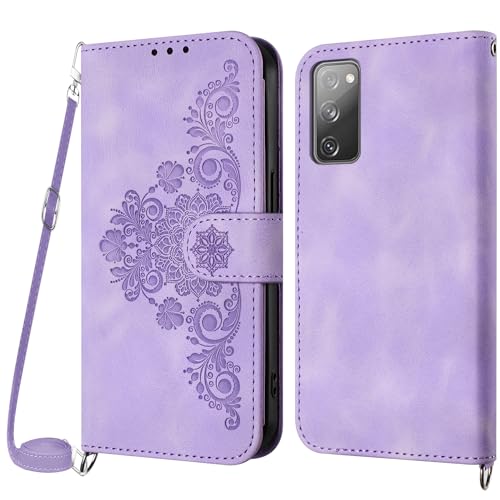 Netany Handykette Hülle für Samsung Galaxy S20 Fe, Handyhülle für Samsung S20 Fe Hülle mit Kette Klappbar, PU Leder Necklace Klapphülle und Umhängeband Lanyard Flip Schutzhülle mit Band (Lila) Netany Handykette Hülle für Samsung Galaxy S20 Fe, Handyhülle für Samsung S20 Fe Hülle mit Kette Klappbar, PU Leder Necklace Klapphülle und Umhängeband Lanyard Flip Schutzhülle mit Band (Lila) von Netany
