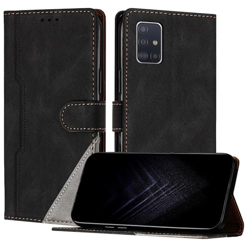 Netany Schutzhülle für Samsung Galaxy A51 5G, PU Leder Flip Wallet Handyhülle mit magnetisch Kartenfächer Standfunktion Hülle für Galaxy A51 5G - Schwarz Netany Schutzhülle für Samsung Galaxy A51 5G, PU Leder Flip Wallet Handyhülle mit magnetisch Kartenfächer Standfunktion Hülle für Galaxy A51 5G - Schwarz von Netany