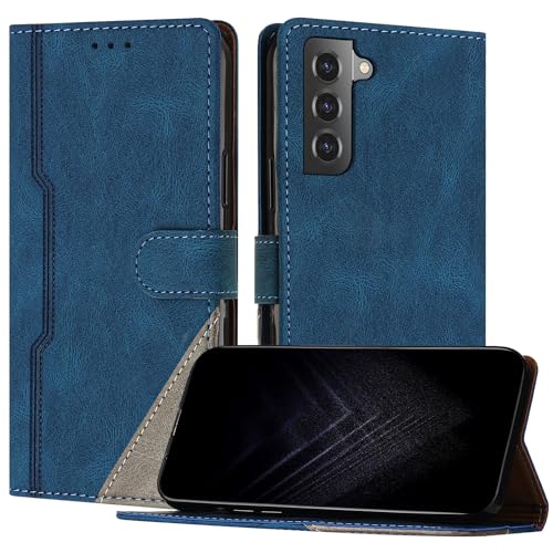 Netany Schutzhülle für Samsung Galaxy S21 Plus, PU Leder Flip Wallet Handyhülle mit magnetisch Kartenfächer Standfunktion Hülle für Galaxy S21 Plus - Blau Netany Schutzhülle für Samsung Galaxy S21 Plus, PU Leder Flip Wallet Handyhülle mit magnetisch Kartenfächer Standfunktion Hülle für Galaxy S21 Plus - Blau von Netany