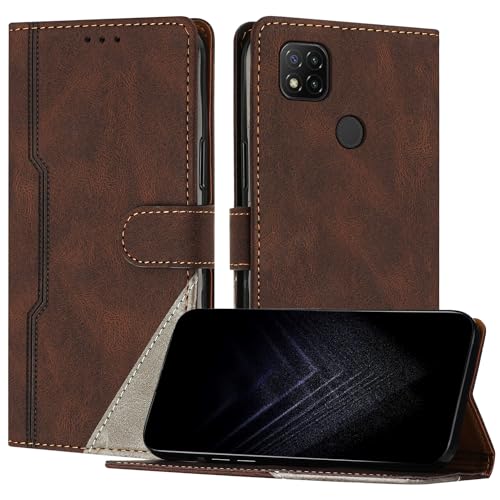 Netany Schutzhülle für Xiaomi Redmi 9C, PU Leder Flip Wallet Handyhülle mit magnetisch Kartenfächer Standfunktion Hülle für Redmi 9C - Braun Netany Schutzhülle für Xiaomi Redmi 9C, PU Leder Flip Wallet Handyhülle mit magnetisch Kartenfächer Standfunktion Hülle für Redmi 9C - Braun von Netany