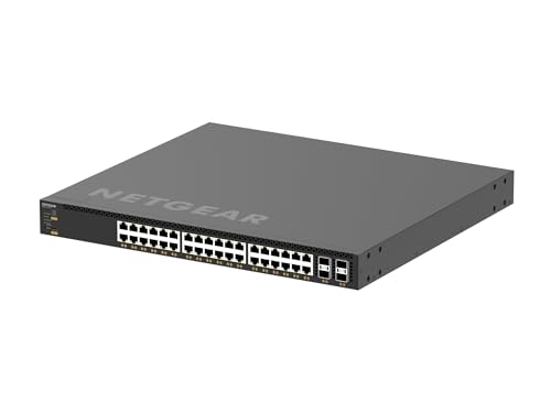 36x10G/Multi-Gig PoE++ 25G Managed 36x10G/Multi-Gig PoE++ 25G Managed von NETGEAR