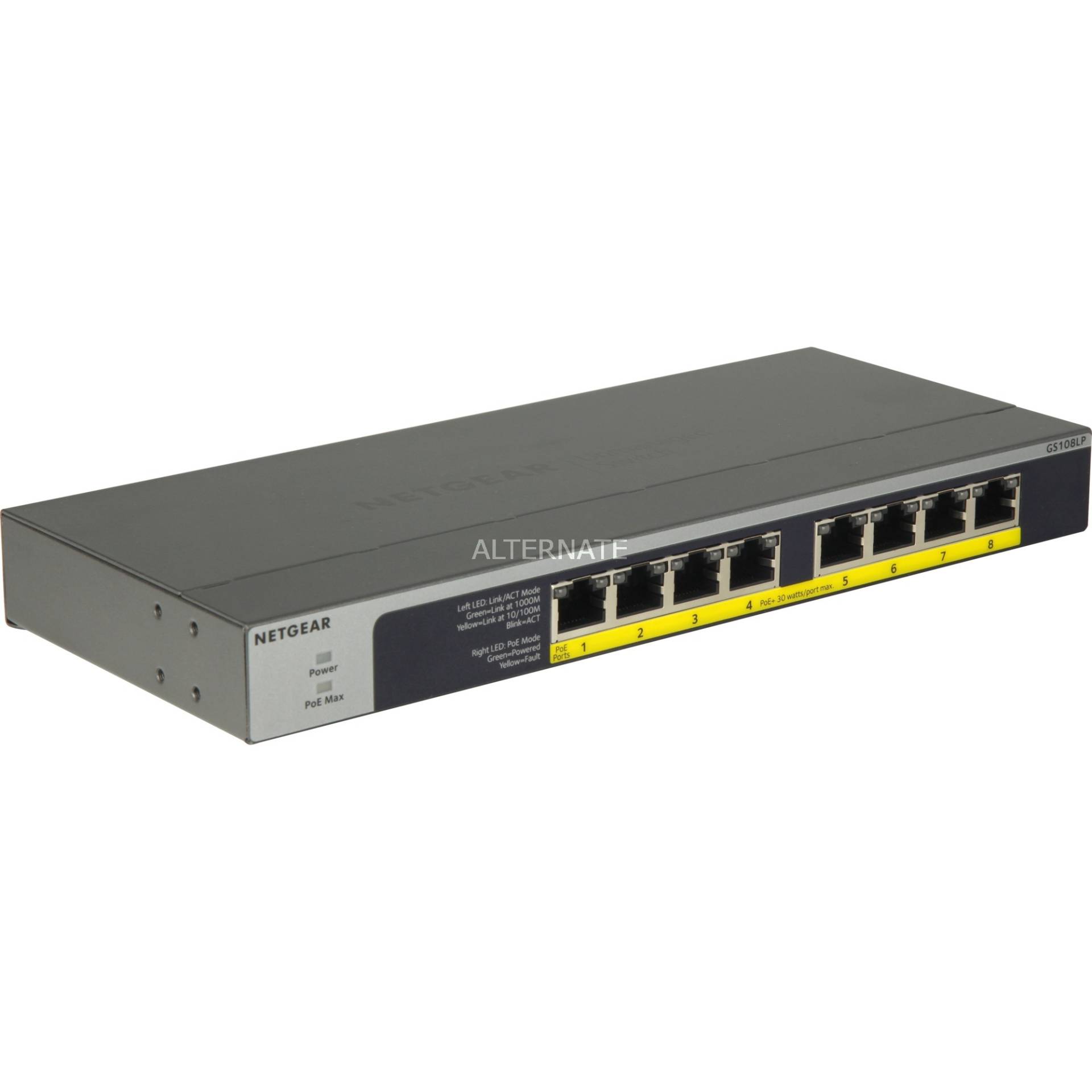 GS108LP, Switch GS108LP, Switch von Netgear