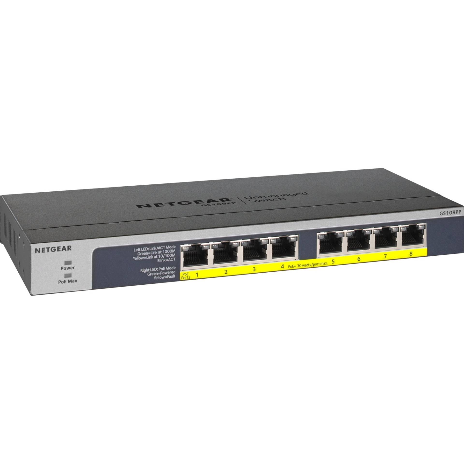 GS108PP, Switch von Netgear