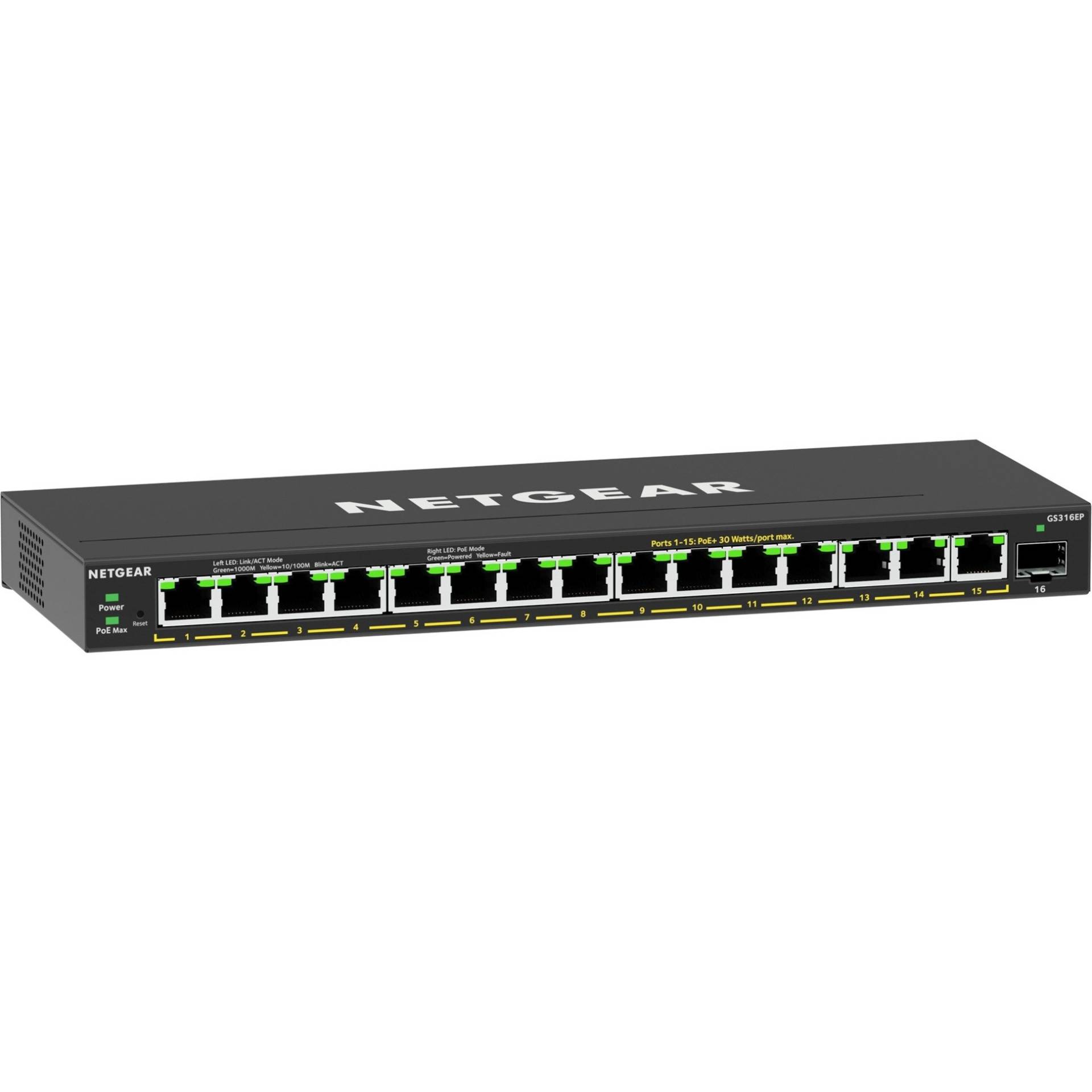 GS316EP, Switch GS316EP, Switch von Netgear