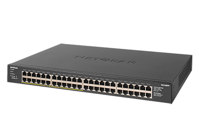 NETGEAR 48-Port Gb unmanaged PoE+ Switch (GS348PP-100EUS) von Netgear