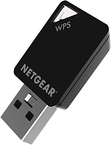NETGEAR AC600 Wi-Fi USB 2.0 Mini Adapter für Desktop PC | Dual Band WiFi Stick für Wireless Internet (A6100-10000S), Schwarz von Netgear