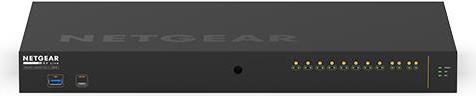 NETGEAR AV Line M4250-10G2XF-PoE++ - Switch - L3 - managed - 10 x 10/100/1000 (8 PoE++) + 2 x 10 Gigabit SFP+ - Seite-zu-Seite-Luftstrom - an Rack montierbar - PoE++ (720 W) von Netgear