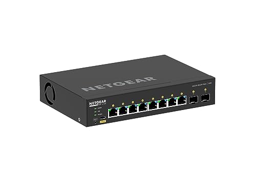 NETGEAR AV Line M4250-8G2XF-PoE+ vollständig verwalteter Desktop-Switch (GSM4210PX) von Netgear