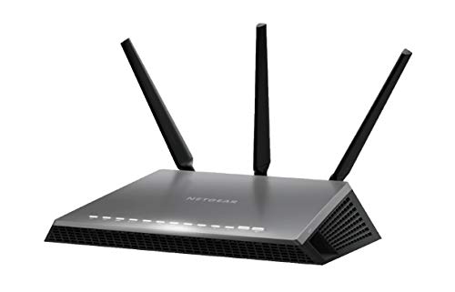 NETGEAR D7000-200UKS Nighthawk AC1900 Dual Band 600 + 1300 Mbps Wireless (WiFi) VDSL/ADSL Modem Router für Telefonleitungsverbindungen (BT Infinity, YouView, TalkTalk, EE und Plusnet Fibre) von Netgear